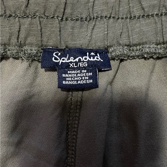 Splendid jogger pants size XL Camo green print comfort soft rayon - Picture 5 of 8